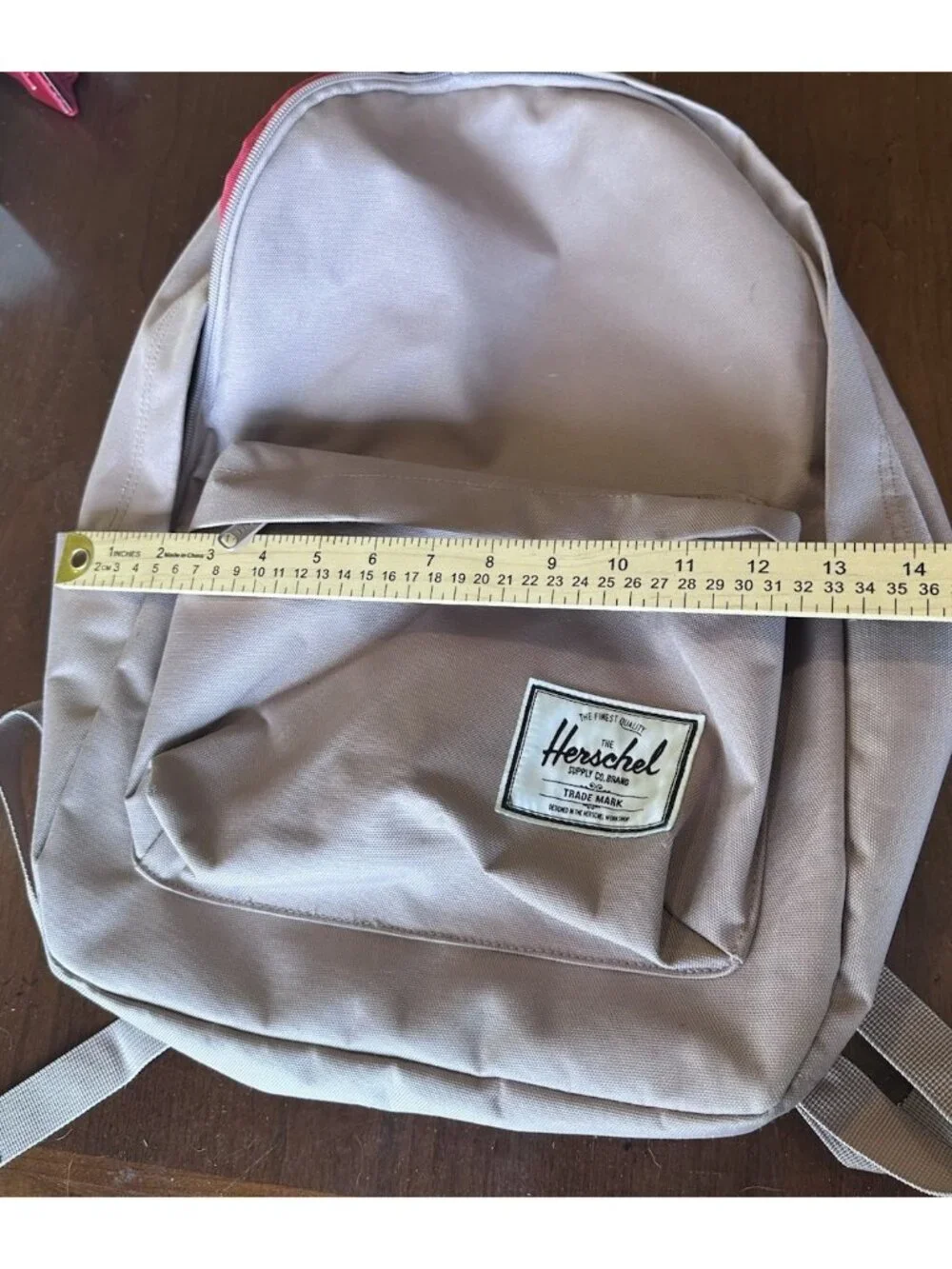 Herschel Supply Backpack Ash Rose Pink Stripe Interior NWOT